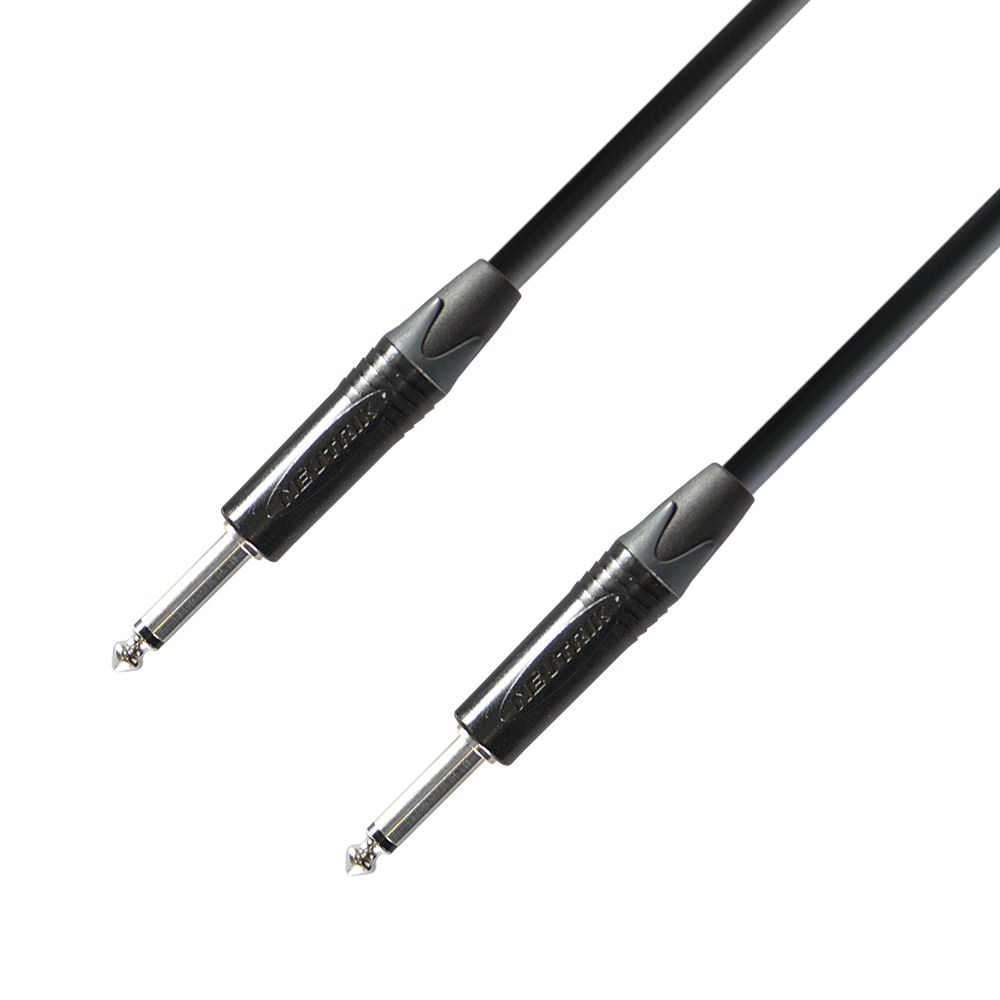 K5 IPP 0300 - Cable de Instrumento Neutrik de Jack 6,3 mm mono a Jack 6,3 mm mono 3 m