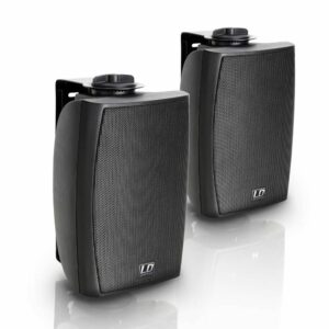 Contractor CWMS 42 B 100 V - Altavoz de montaje en pared de 4" y 2 vías 100 V negro (par)