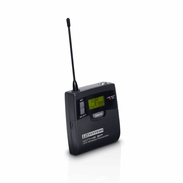 LD  WIN42BP - Transmisor de petaca para Sistema inalámbrico LD WIN 42 BPH, Banda de frecuencias de radio 734 - 776 MHz