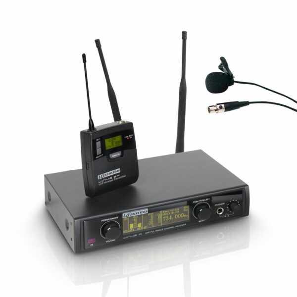LD  WIN42BPL - Sistema inalámbrico con Petaca y Micrófono Lavalier, Banda de frecuencias de radio 734 - 776 MHz, serie WIN42