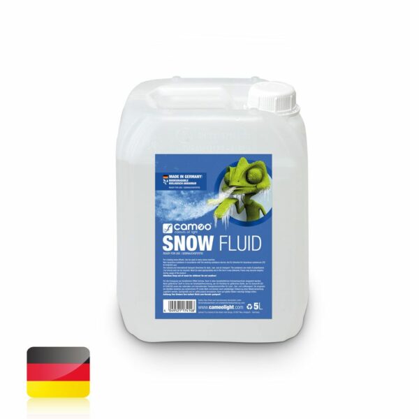 SNOW FLUID 5L - Líquido especial para creación de espuma en máquinas de nieve - 5 l
