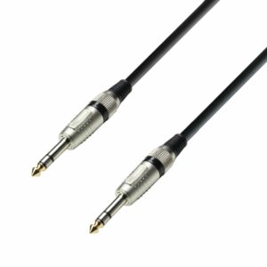 K3 BVV 0600 - Cable de Audio de Jack 6,3 mm estéreo a Jack 6,3 mm estéreo 6 m