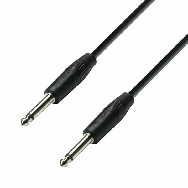 A.H. Cables,  K3S215PP0150 - Cable de Altavoz 2 x 1,5 mm², de Jack 6,3 mm. mono a Jack 6,3 mm. mono de 1,5 metros