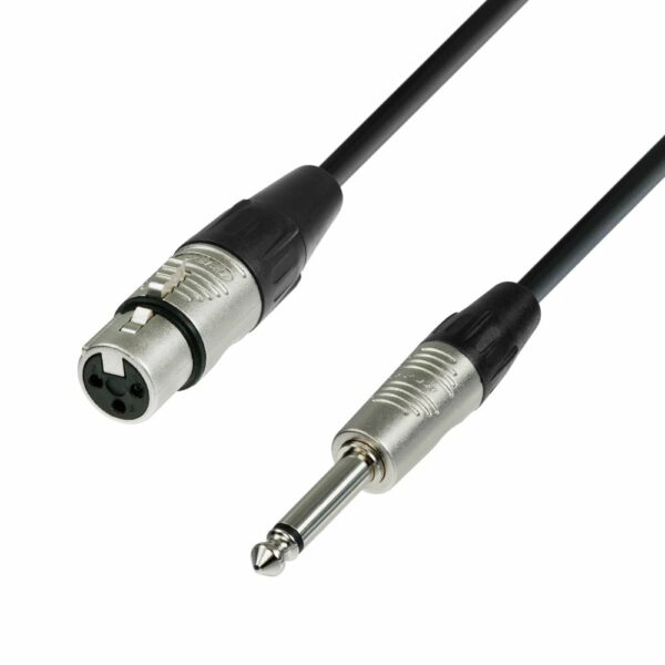 A.H. Cables,  K4MFP0150 - Cable de Micro REAN de XLR hembra a Jack 6,3 mm. mono de 1,5 metros