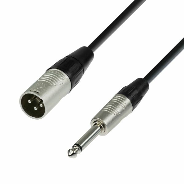 K4 MMP 0150 - Cable de Micro REAN de XLR macho a Jack 6,3 mm mono 1,5 m