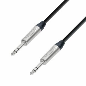 K5 BVV 0050 - Cable de Micro Neutrik de Jack 6,3 mm estéreo a Jack 6,3 mm estéreo 0,5 m