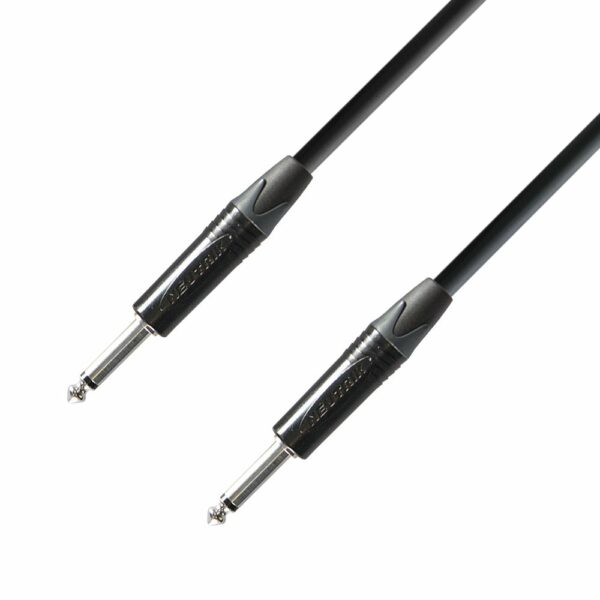 A.H. Cables,  K5IPP0450 - Cable de Instrumento Neutrik de Jack 6,3 mm. mono a Jack 6,3 mm. mono de 4,5 metros.