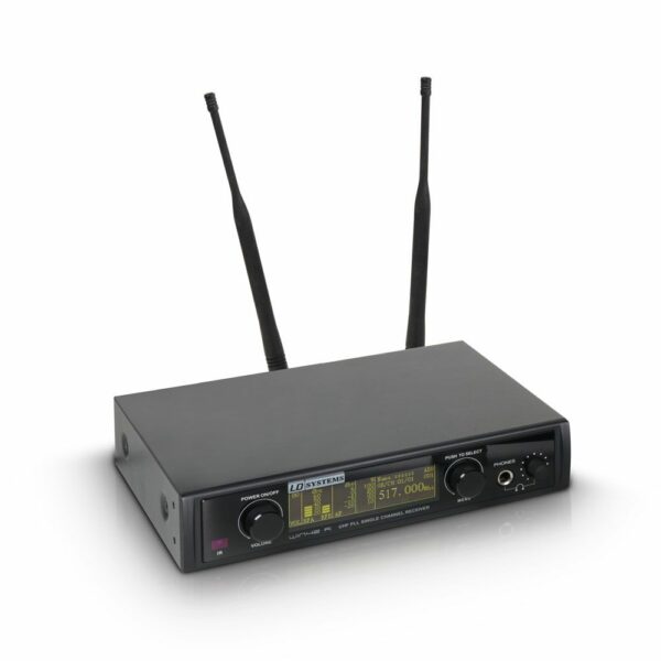 LD  WIN42RB5 - Receptor de LD WIN 42 Sistema de micrófono inalámbrico, rango frecuencia de transmisión 516 - 558 MHz