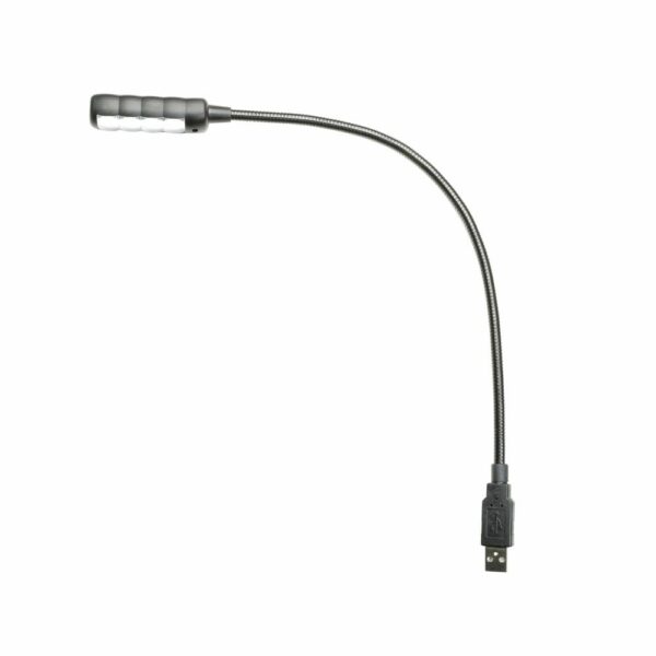 AH Stands,  NEWSLED1ULTRAUSB - Lámpara flexo USB con 4 LED COB