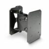Supporto Da Parete Gravity Per Casse Fino A 20kg - Orientabile 160°, Inclinazione 40° | Piastra Spessa 5mm, Nero/Bianco - Foto 2