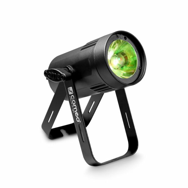Cameo  QSPOT15W  - Foco PAR compacto de luz blanca cálida con 15W LED con la carcasa negra