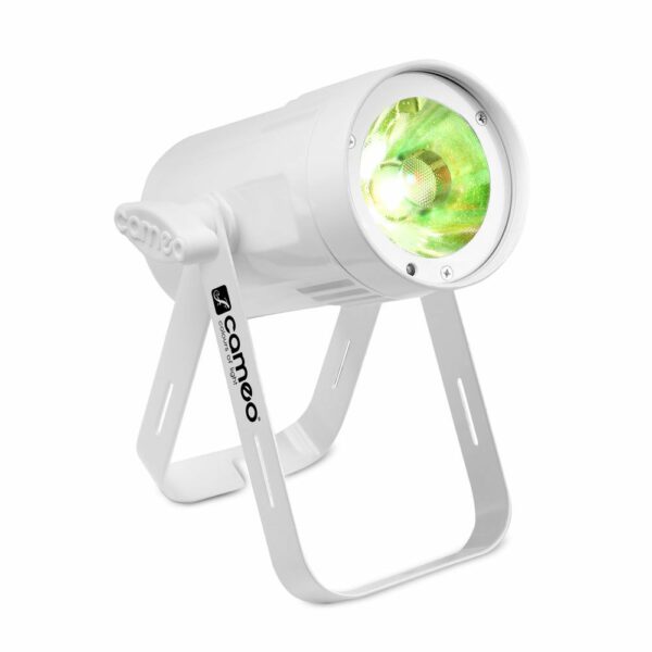 Cameo  QSPOT15WWH - Foco PAR LED Compacto, con luz blanca cálida de 15W.  con carcasa color blanca