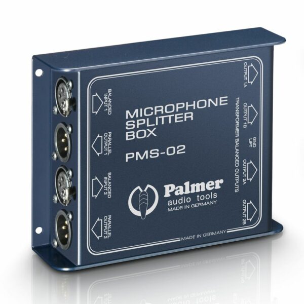 Palmer  PMS02 - Splitter de Micrófono de 2 Canales