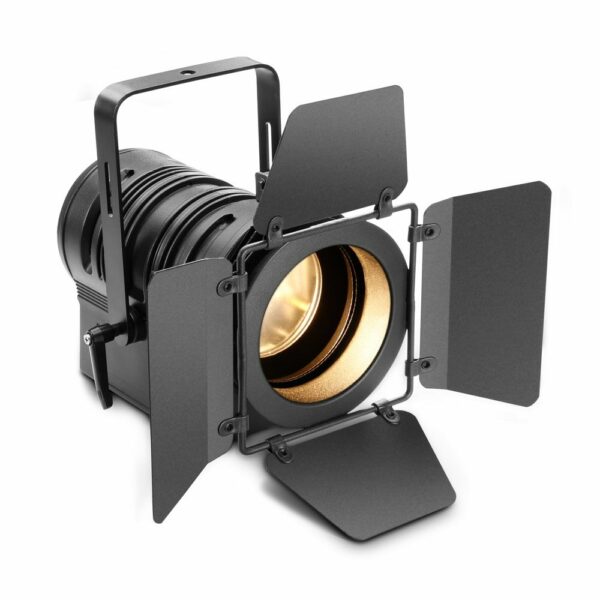 Cameo  CLTS40WW - Foco de teatro PC con LED blanco cálido de 40 vatios  con lente plano-convexa y lente zoom manual  carcasa en color negra