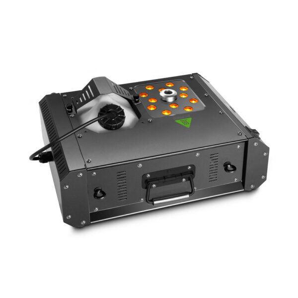 Cameo  STEAMWIZARD2000 - Máquina de humo, niebla con 12 LED RGBA de 10 W.  que añaden efectos de color a la niebla, calefactor de 1200 W. y bomba de alta potencia