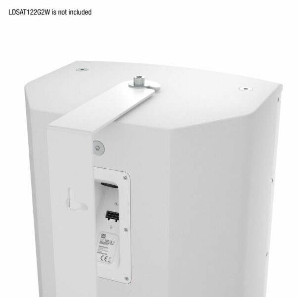 LD SAT122G2WMBW  - Soporte para caja acústica de pared giratorio para SAT 122 G2 color blanco