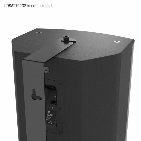 LD SAT122G2WMB - Soporte para caja acústica de pared giratorio para SAT 122 G2 color negro