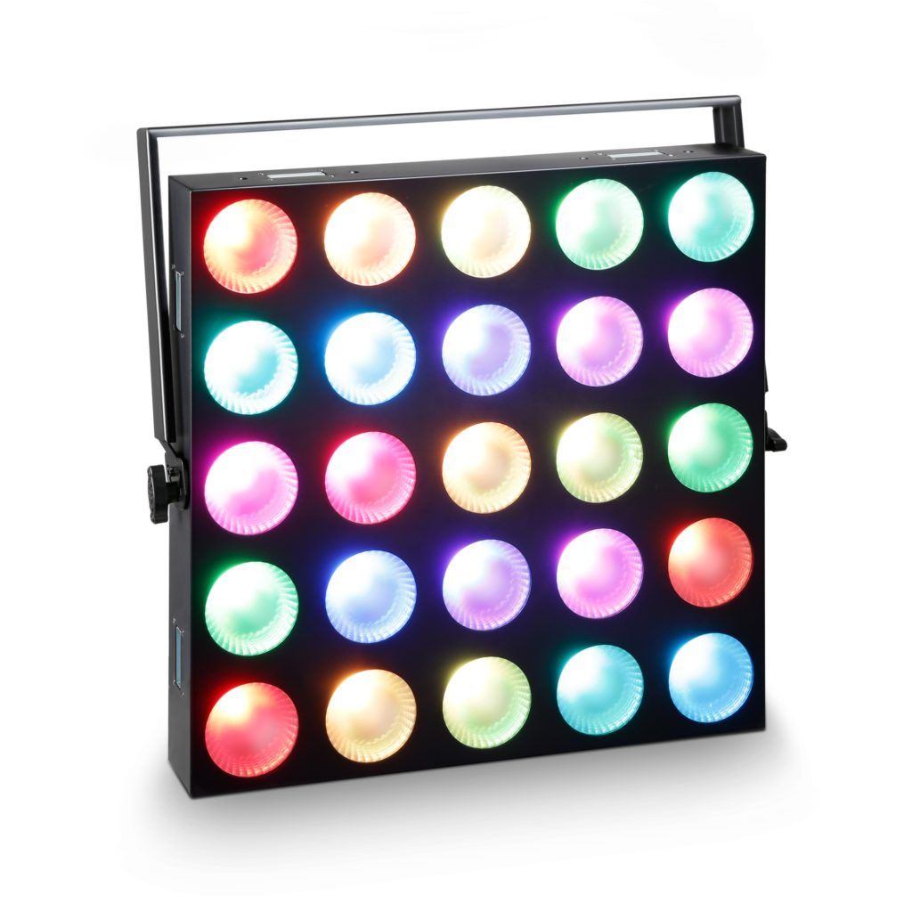 Cameo  MATRIXPANEL10WRGB -  Panel de matriz de LED RGB 5x5 con control de un solo píxel