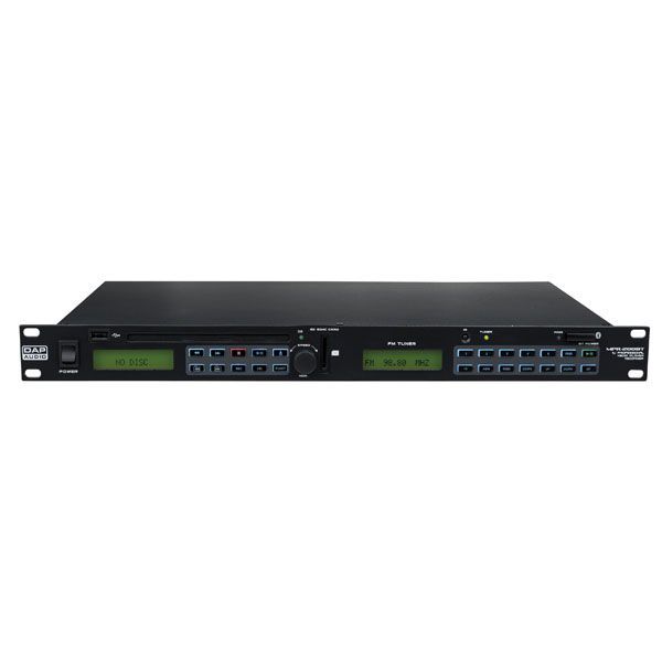 DAP MPR-200BT -  Reproductor/grabador multimedia profesional de 1U Reproductores de CD y multimedia
