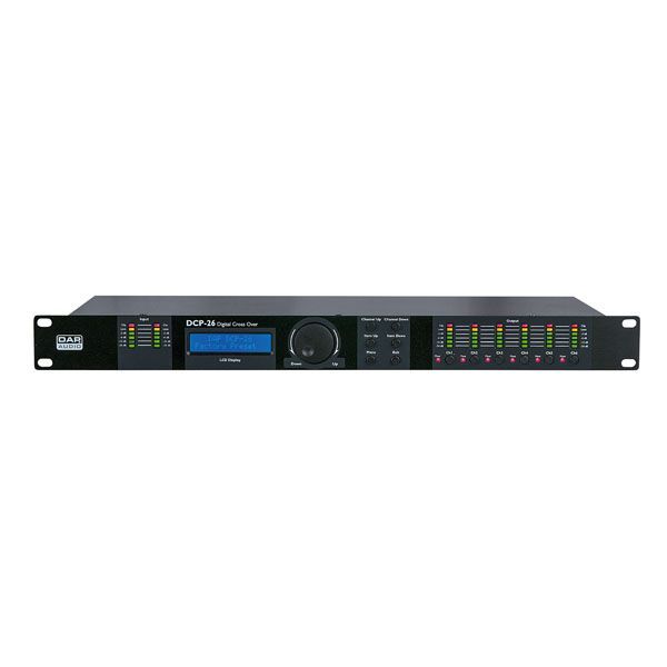 DAP DCP-26 MKII - Divisor de frecuencias digital con 2 entradas, 6 salidas Procesamiento digital