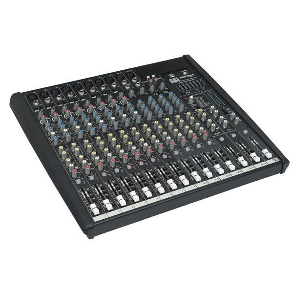 DAP GIG-164CFX -  Mesa de mezclas analógica PA , de 16 canales para sonido en vivo, incluye dinámica y procesador de sonido digital (DSP) Mesas de mezclas para eventos en vivo