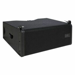 ODIN T-8A - Caja acústica activa , satélite de PA "Line Array Odin"para formación en Sistema de altavoces para formación en línea (“line array”) 2 x Altavoces de graves CELESTION, 2x motores de compresión de neodimio Celestion de 1”, bobina de voz de 1,75” (clase D-650 W graves, clase AB-150 W agudos), 3.200 W pico