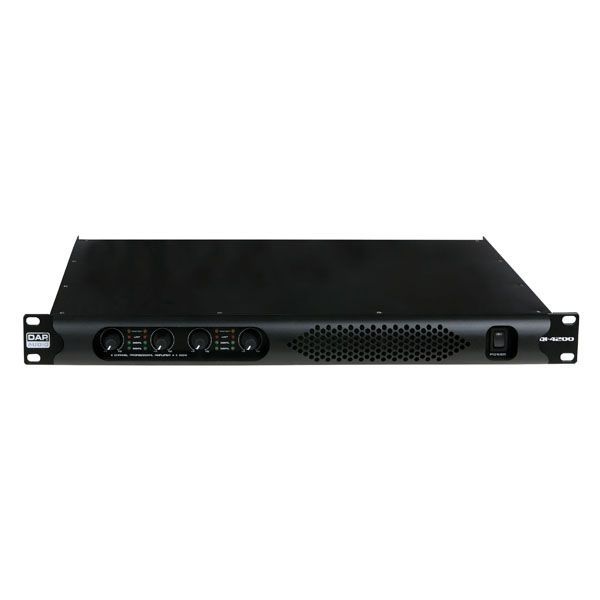 DAP QI-4200 - Amplificador, Etapa de potencia digital para instalaciones de 4 canales de 4 x 200 W.