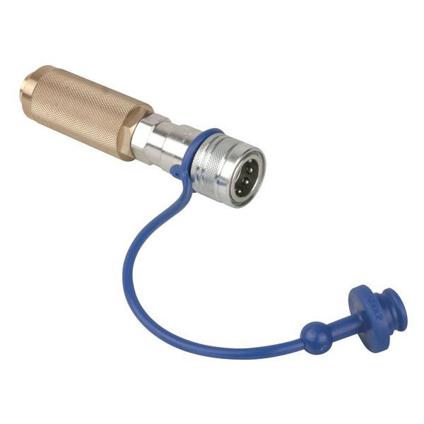 SHOWTEC CO2 BOTTLE TO 3/8 Q-LOCK ADAPTER -  Adaptador para preparar la bombona para las mangueras Q-Lock de CO2, para equipos de CO2