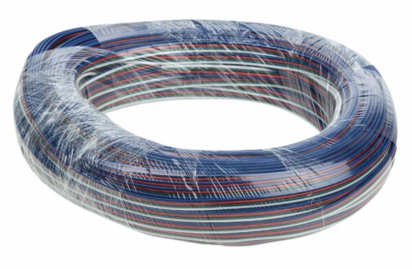 ARTECTA RGB FLAT CABLE 50 m. - Cable plano para LED RGB rollo de 50 metros