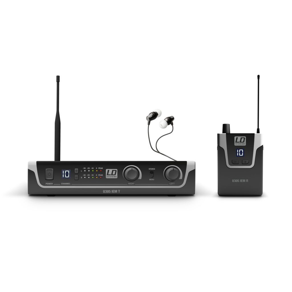 LD U305 IEM HP - Sistema inalámbrico de monitoreo en el oído con auriculares