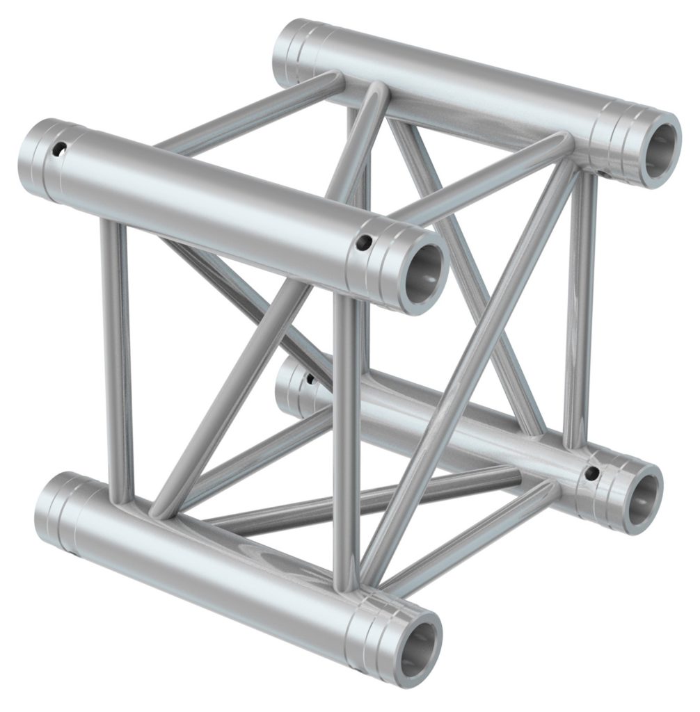 Beamz P30-L029 - TRUSS CUADRADO 290 mm. , dimensiones , 16 x 2 mm. , color plata