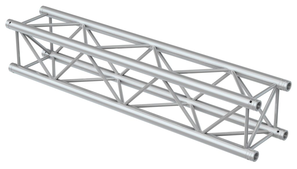 BEAMZ P30 L150 - TRUSS CUADRADO, DE 1,5 METROS, RECTO, Dimensions (L x W x H) 290 x 290 mm, Aluminio color plata, Fabricado en Europa, Certificado TÜV