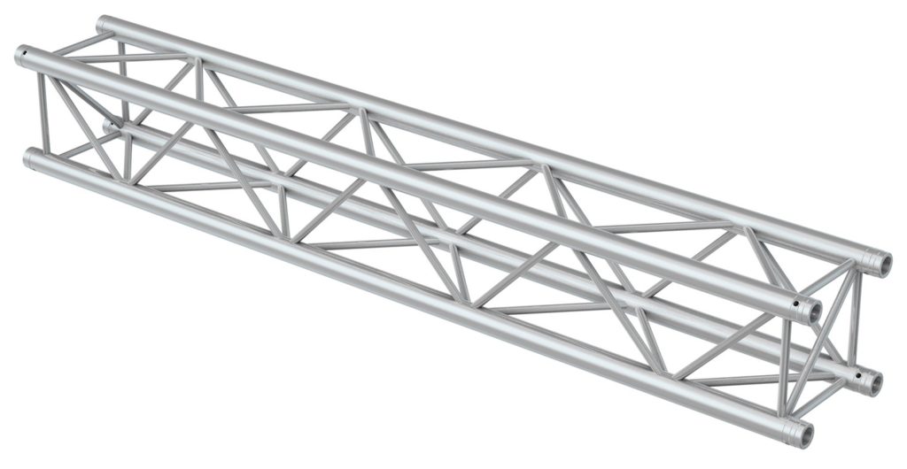 BEAMZ P30 L200 - TRUSS CUADRADO, DE 2 METROS, RECTO, Dimensions (L x W x H) 290 x 290 mm, Aluminio color plata, Fabricado en Europa, Certificado TÜV
