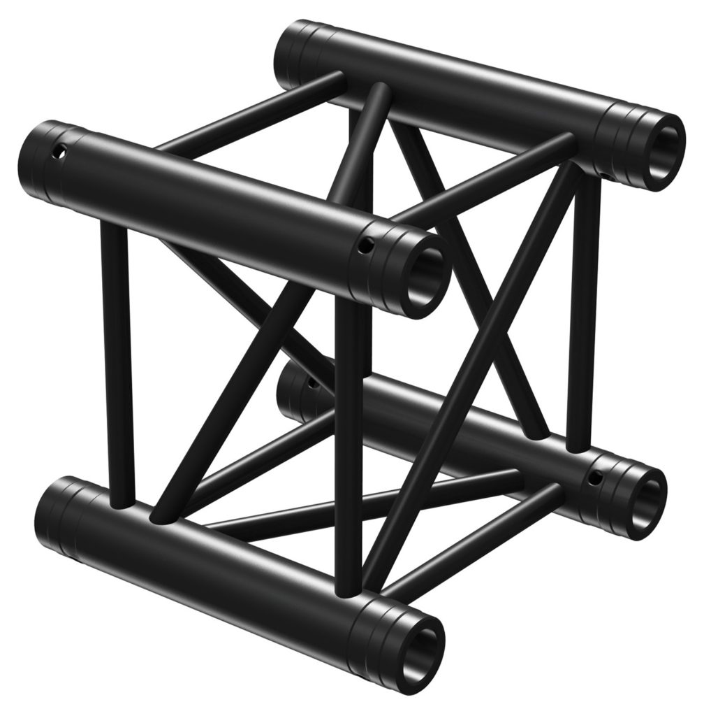 Beamz P30-L029 - TRUSS CUADRADO 290 mm. , dimensiones , 16 x 2 mm. , color negro