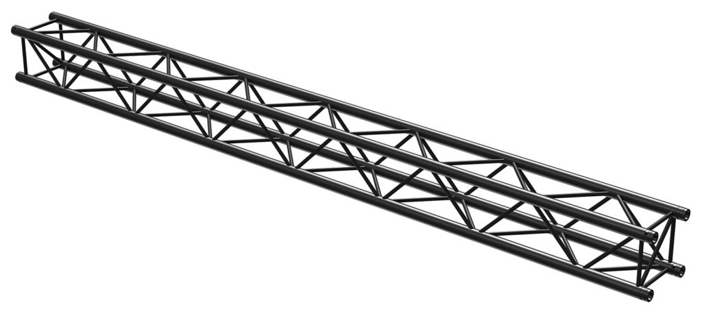BEAMZ  P30 L350 - TRUSS CUADRADO DE 3,5 METROS, RECTO,  COLOR NEGRO , Fabricado en Europa, Certificado TÜV