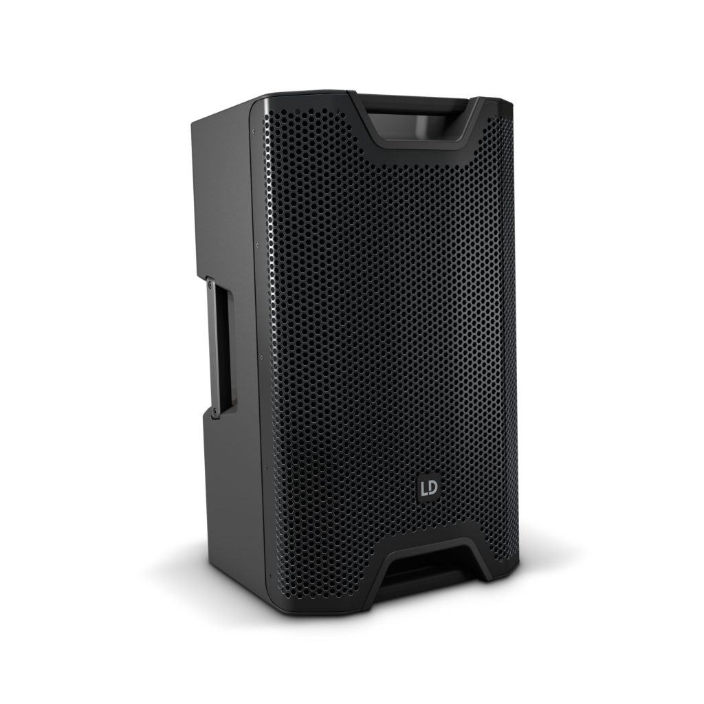 LD ICOA 12 A BT - Caja acústica activa de PA 12" con Bluetooth 4.0, con altavoz coaxial, Woofer con difusor, amplificación clase D, 1.200 W. SPL máx. (pico) 126 dB de pico, DynX DSP con 4 presets, ecualizador de 3 bandas y función de retardo.