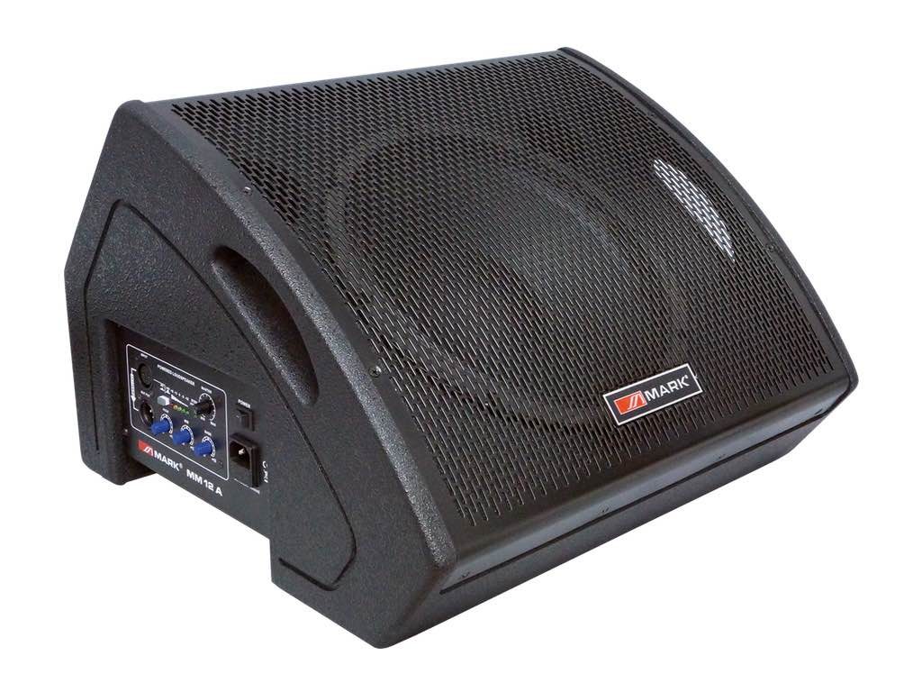 MARK MM 12 A - Monitor de escenario activo PA , Altavoz coaxial. Woofer 12'' + Driver 1.34''. 300W PEAK.