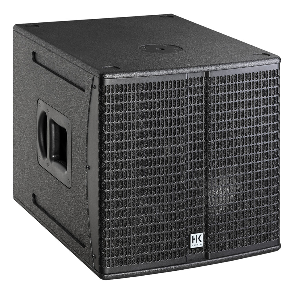 HK AUDIO L SUB 1500 A - Subwoofer activo PA 15", Potencia nominal 1200 W Amplificador Clase D , Max SPL calculado 132 dB medio espacio.