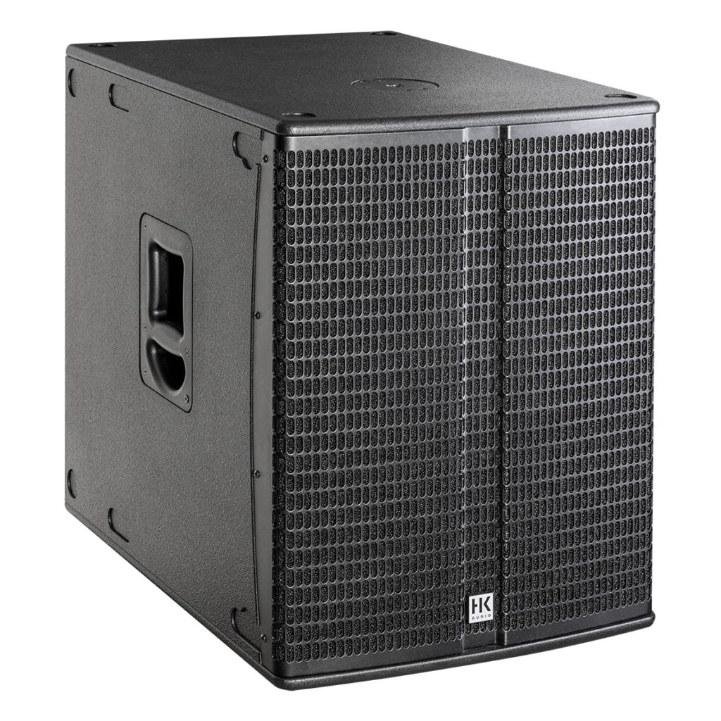 HK L SUB 1800 A - Subwoofer activo PA de 18", Potencia nominal 1200 W Amplificador Clase D , Max SPL calculado 133 dB medio espacio.