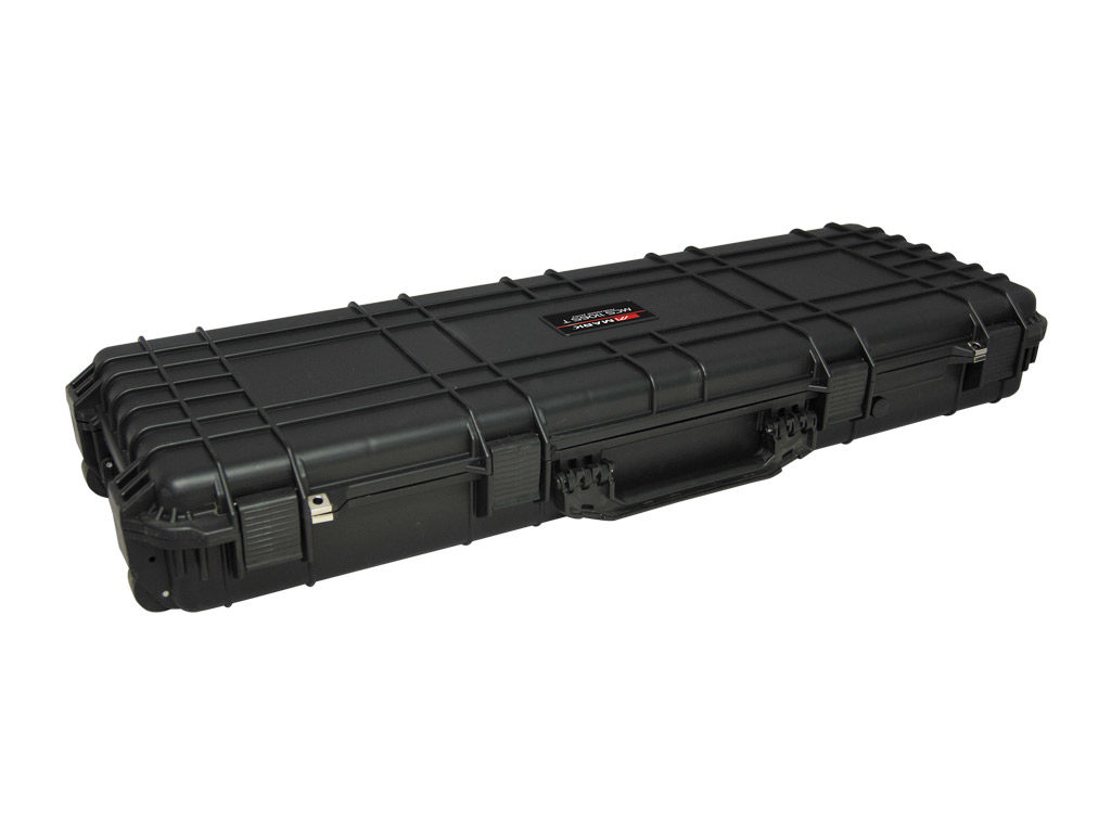MARK MCS 11065 T - Maleta trolley ABS negro. Espuma interior. IP 67. Interior 1066x133x343 mm.