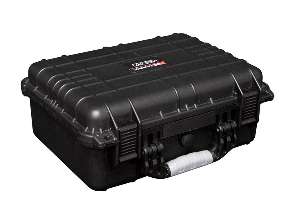 MARK MCS 1371 - Maleta ABS negro. Espuma interior. IP 67. Interior 371x152x258 mm