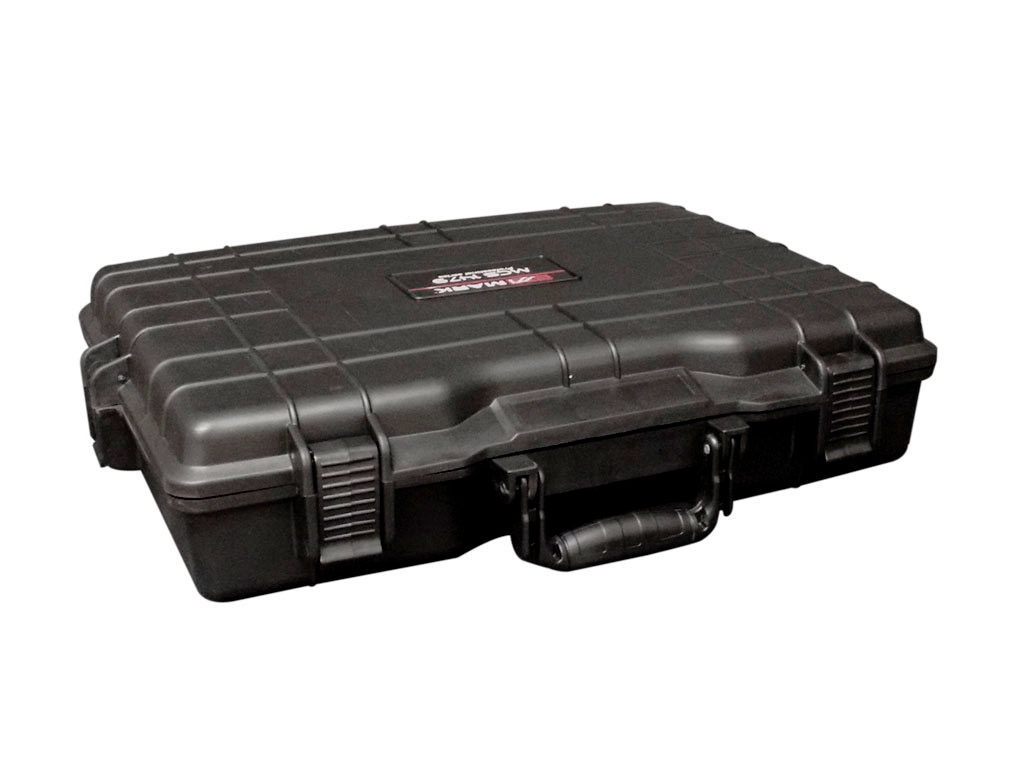 MARK MCS 1479 - Maleta ABS negro. Espuma interior. IP 67. Interior 479x96x333 mm.