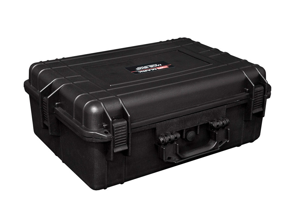 MARK MCS 1505 - Maleta ABS negro. Espuma interior. IP 67. Interior 505x193x350 mm.