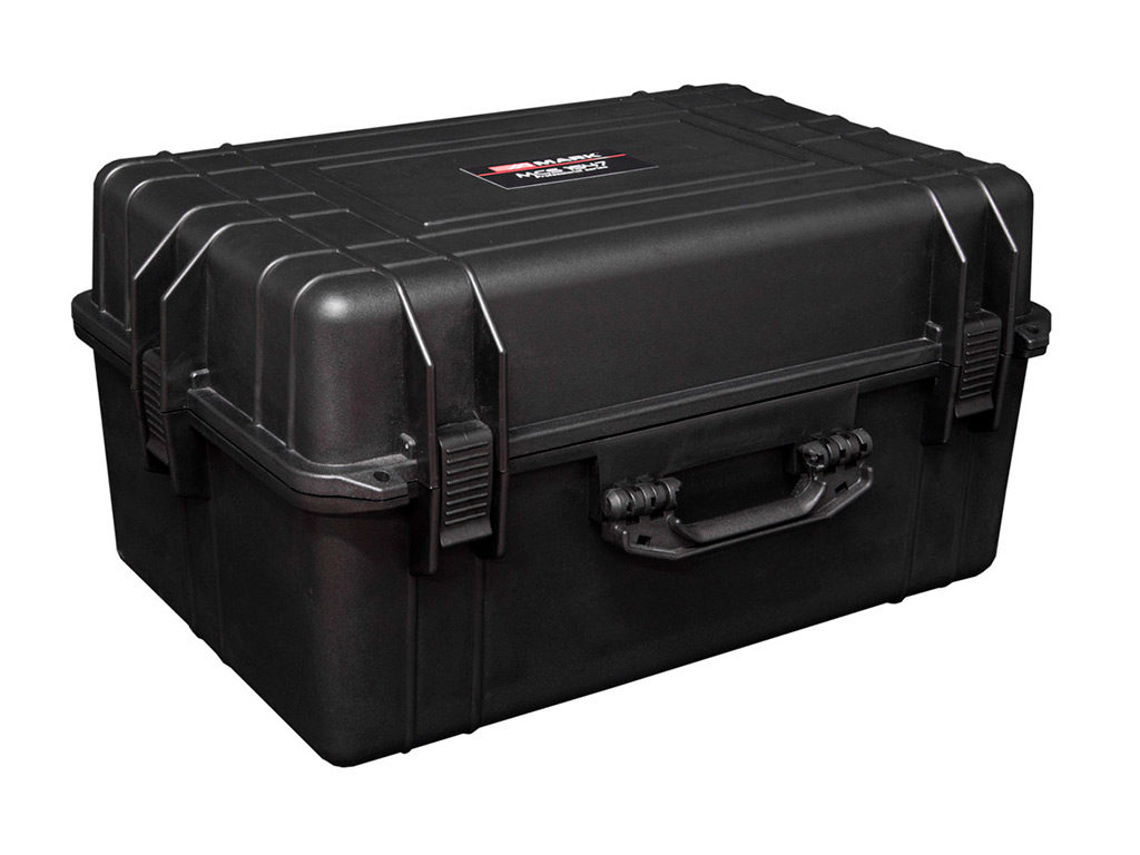 MARK MCS 1547 - Maleta ABS negro. Espuma interior. IP 67. Interior 547x290x350 mm.