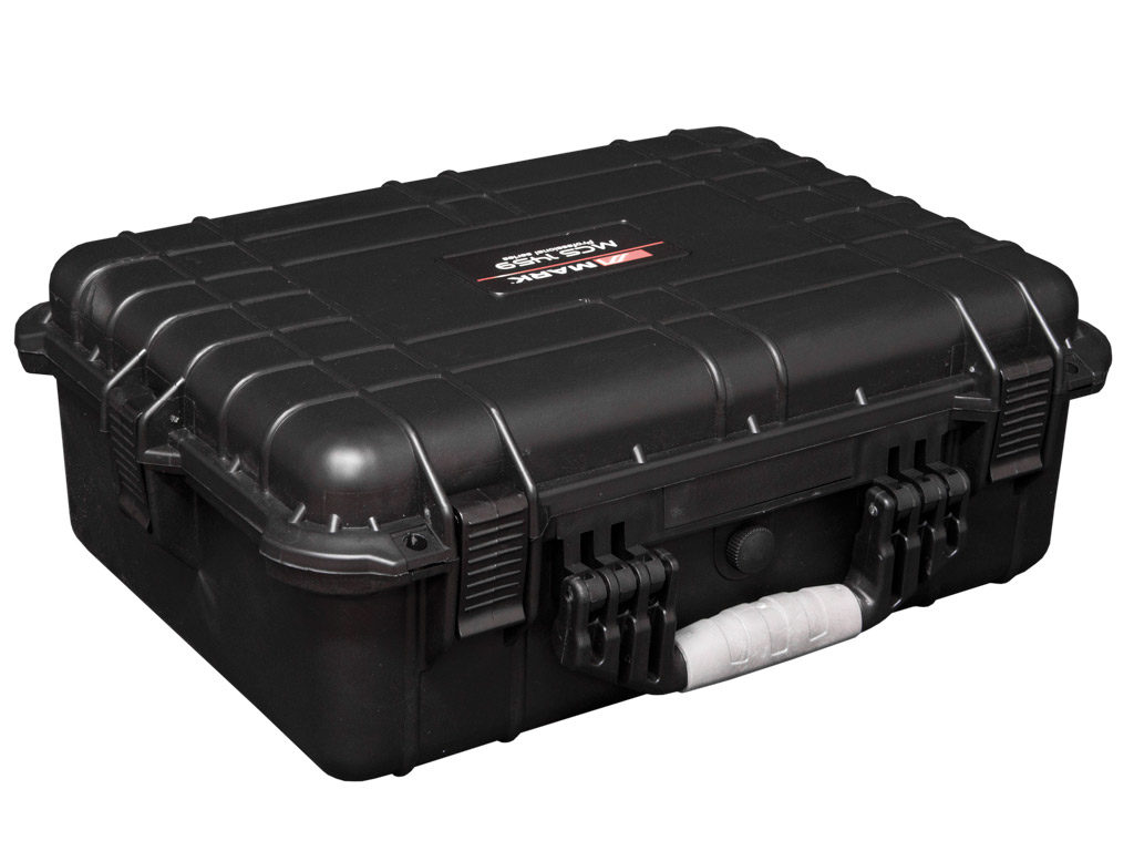 MARK MCS 1459 - Maleta ABS negro. Espuma interior. IP 67. Interior 459x170x327 mm.