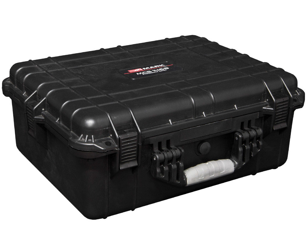 MARK MCS 1468 - Maleta ABS negro. Espuma interior. IP 67. Interior 468x193x355 mm.
