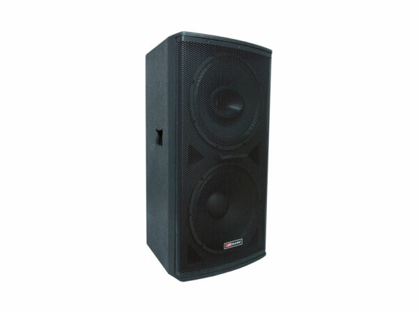 MARK MP 215 COAX - Caja acústica pasiva de PA 2 x 15" Woofer coaxial 15' con Driver 1.75'''+ Woofer 15''. 1400W. @ 8 Ohm. Max. SPL 128 dB ,material MDF