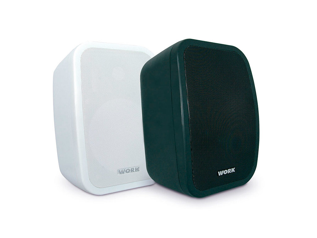 WORK - NEO 5A ES - Caja acústica activa de instalación, Woofer 5' + Tweeter 1' (activa + pasiva). 2x25W RMS. Autoapagado. pareja