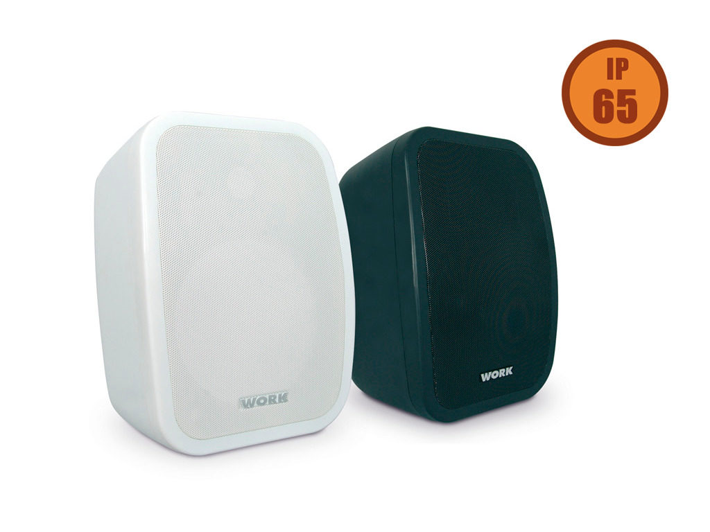 WORK - NEO 5 IP - Caja acústica pasiva de instalación de exterior, 40W @ 8 Ohm , 16W L100V. Woofer 5'' + Twt 1/2''. IP 65. Pr/pareja.