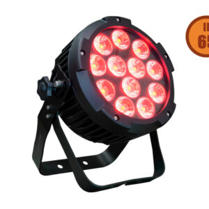 MARK SUPERLED 144 IP - FOCO PAR LED IP65, Proyector ilum 144W. 12 x LED RGBWA+UV 12W. DMX Ch: 6/10. Apertura 15º.